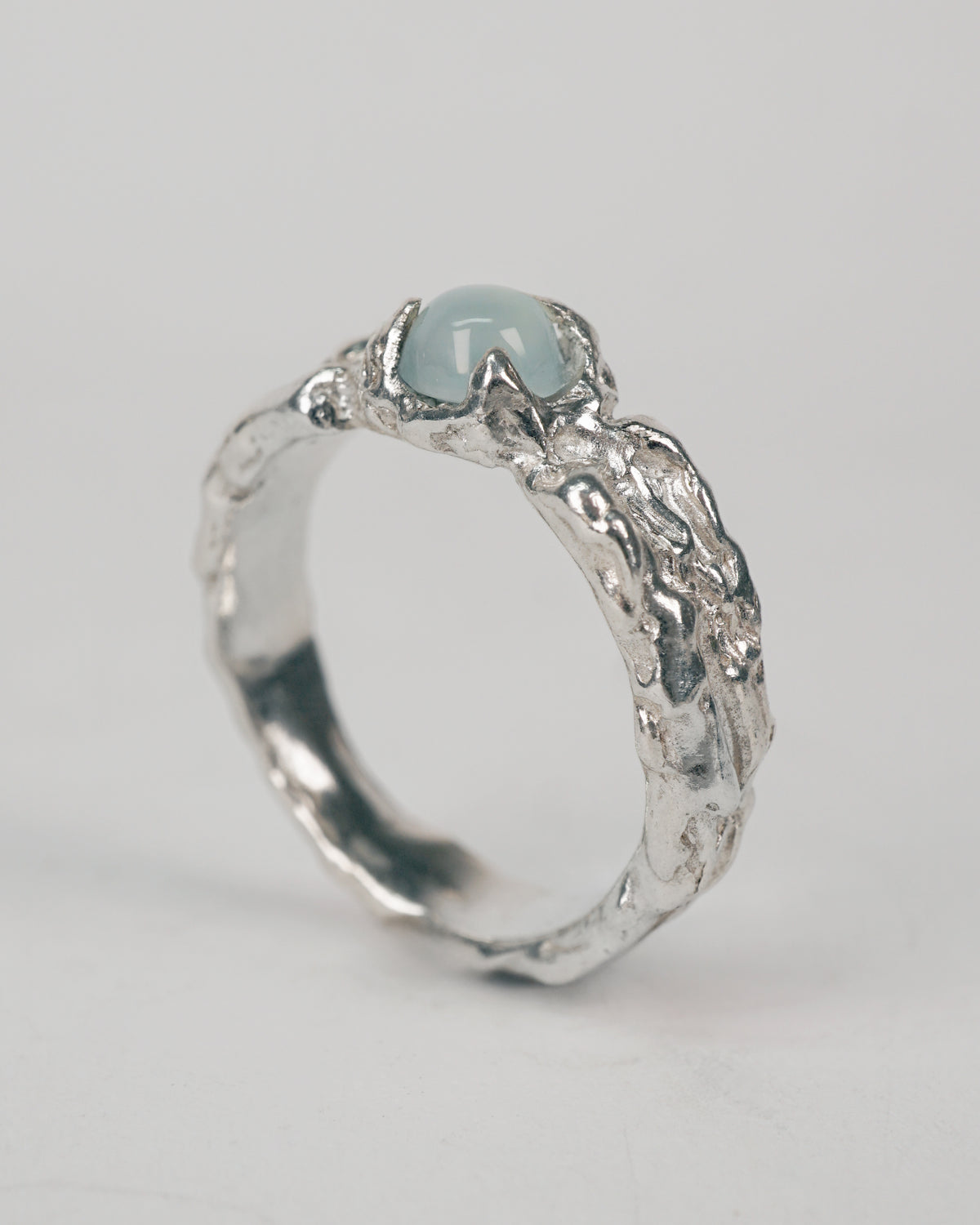 BLUE AGATE RING