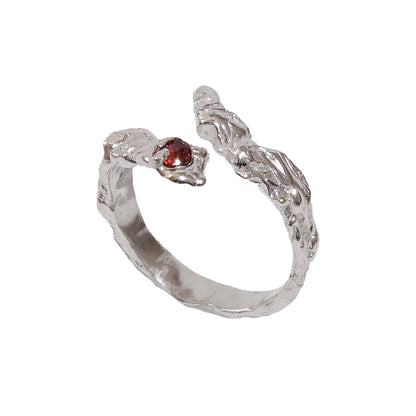 NO CONNECTION GARNET RING