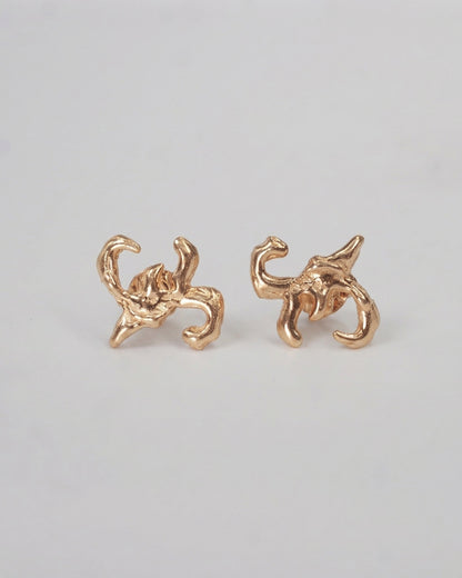 ALGAE EARRING GOLD