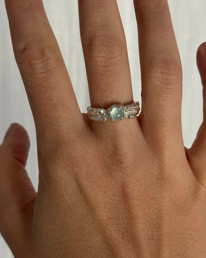 BLUE AGATE RING