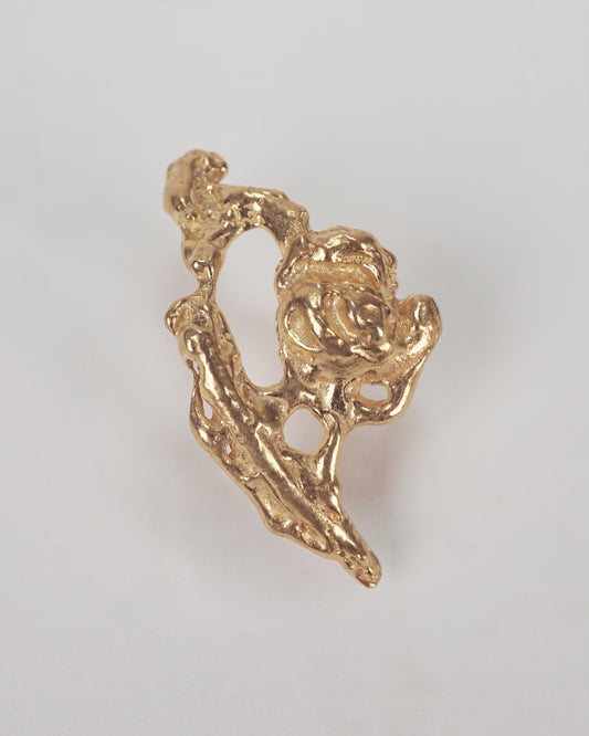 ROSE EARRING GOLD