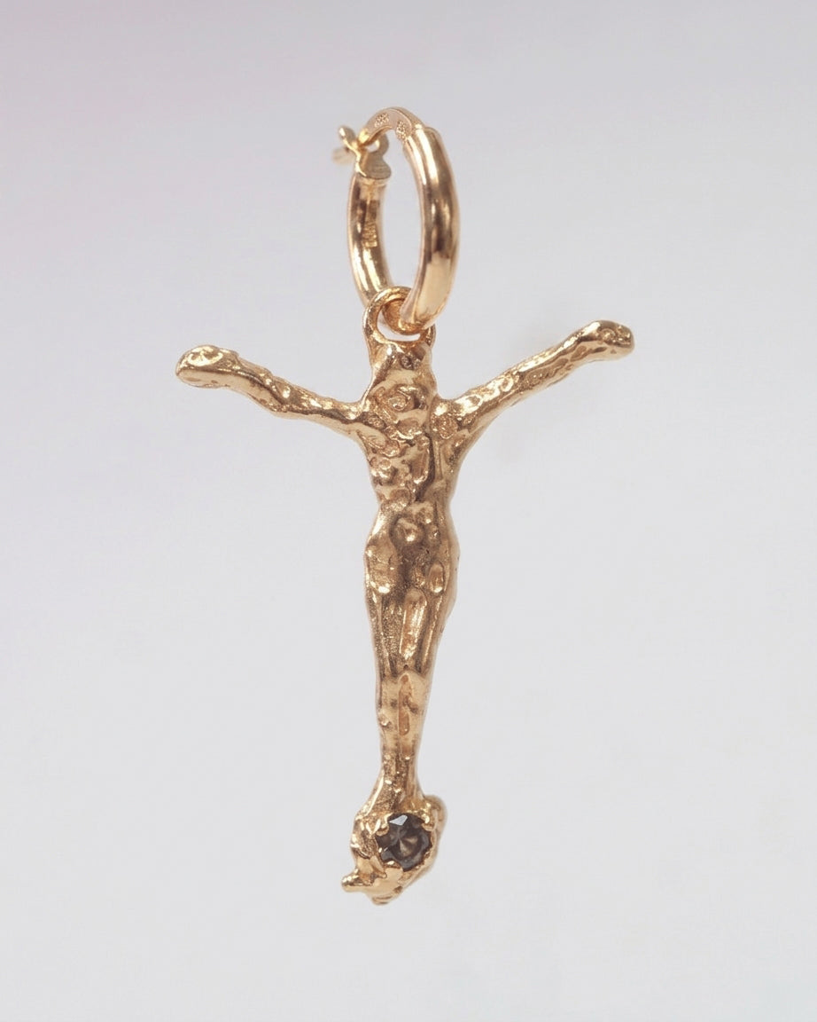JESUS EARRING GOLD