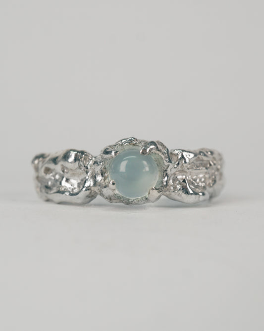 BLUE AGATE RING